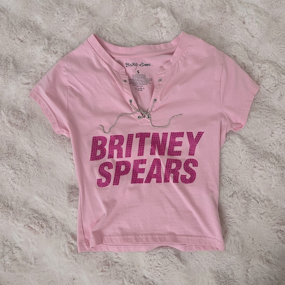 Rhinestone Britney Spears top